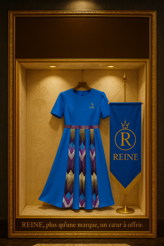 ROBE REINE CLASSIC BLEU CIEL